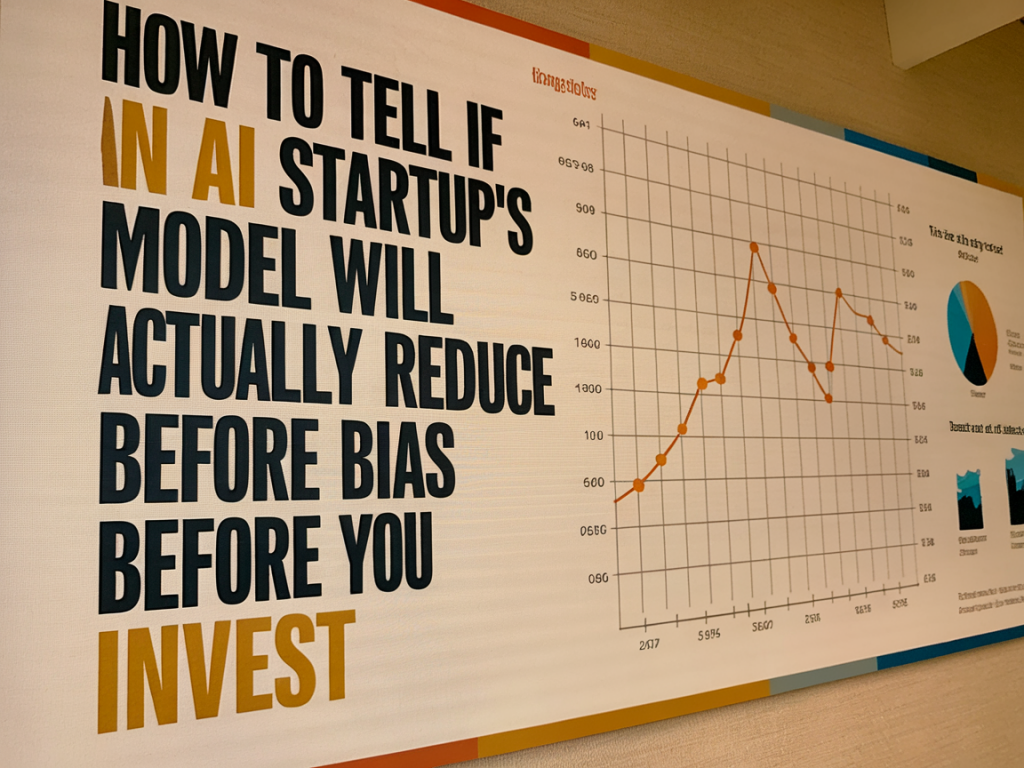 How to tell if an ai startup's model will actually reduce bias before you invest