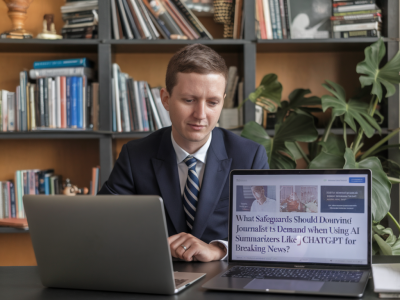 What safeguards should journalists demand when using ai summarizers like chatgpt for breaking news?