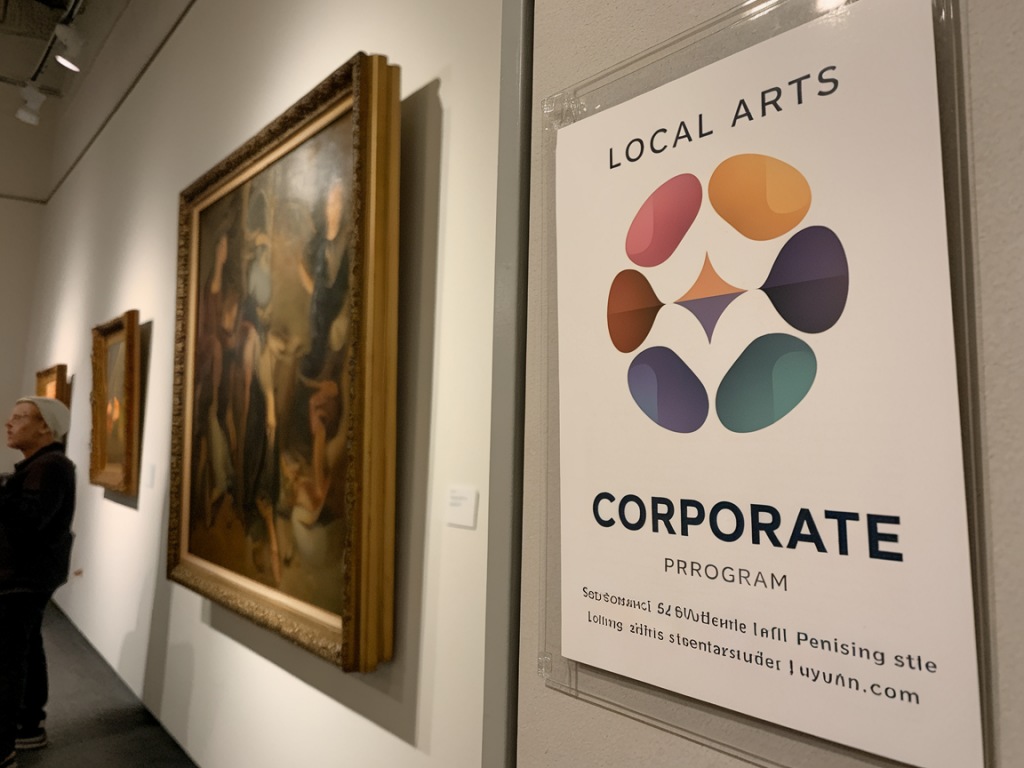 What sponsoring local arts programs does for corporate reputation and customer loyalty
