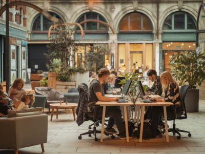 Can remote work hubs revive declining town centres — lessons from three pilot cities