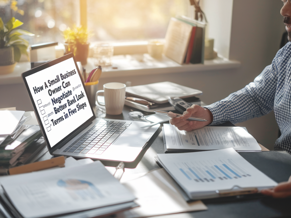 How a small-business owner can negotiate better bank loan terms in five steps
